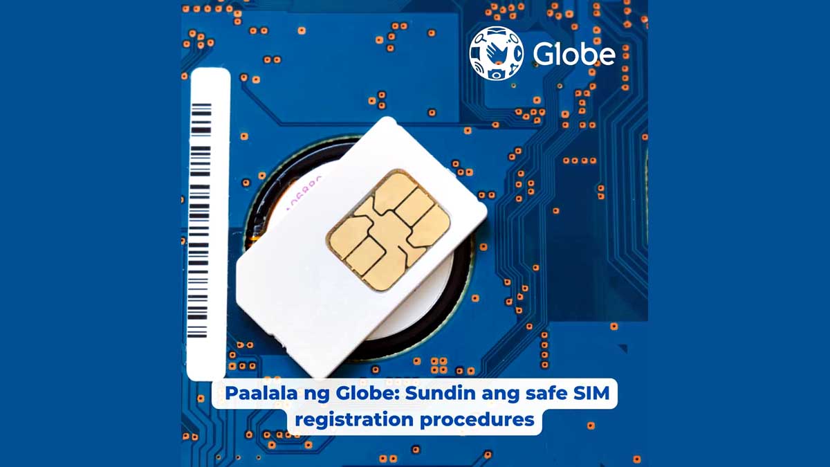 Safe SIM registration Globe
