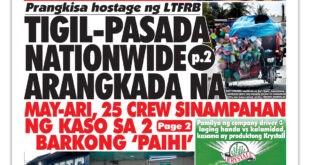 Prangkisa hostage ng LTFRB <br> TIGIL-PASADA NATIONWIDE ARANGKADA NA