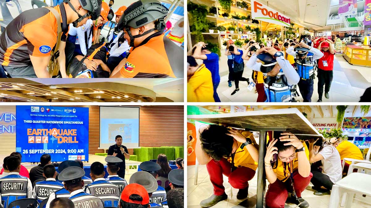 Q3 nationwide earthquake drill simulation at SM Bulacan malls