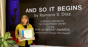 And So It Begins ni Ramona Diaz entry ng ‘Pinas sa Oscars