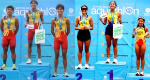 Remolino, Burgos wagi sa National Age Group Aquathlon