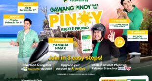 ‘Gawang Pinoy Para sa Pinoy’ Raffle Promo ng PalawanPay