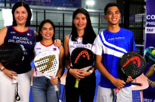 Tao Yee Tan Marian Capadocia LA Canizares Pia Cayetano Padel Pilipinas
