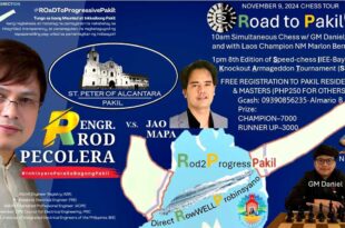 SIKAT IIEE-Bayanihan Chess pangungunahan nina Mapa, Quizon at Bernardino