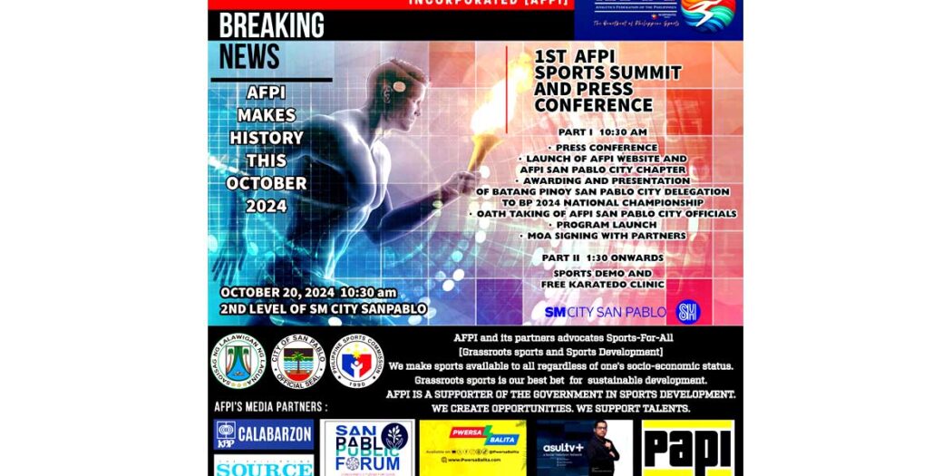 1ST AFPI Sports Summit and Press Conference HATAW! D'yaryo ng Bayan