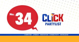 CLICK Partylist, #34 sa balota sa May 2025 elections