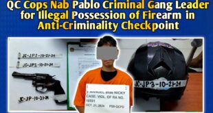 Hindi tumigil sa checkpoint <br> PABLO ROBBERY GANG LEADER, NAHULOG SA HUMAHARUROT NA MOTORSIKLO, ARESTADO  