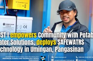 DOST I empowers Community with Potable Water Solutions, deploys SAFEWATRS Technology in Umingan, Pangasinan