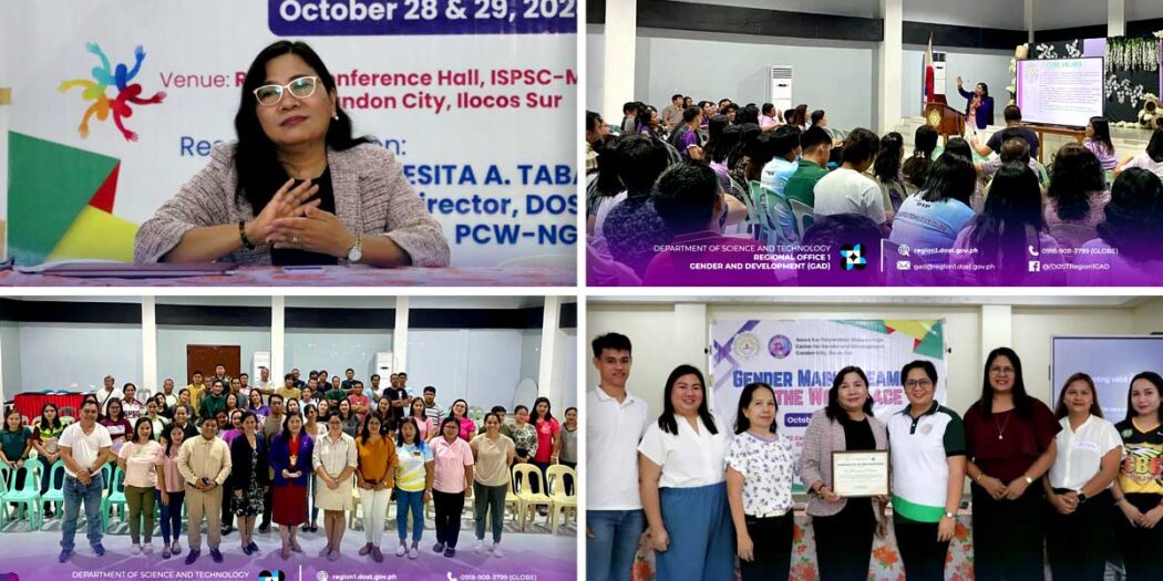 DOST 1 Director Champions Gender Sensitivity and Mainstreaming at ISPSC