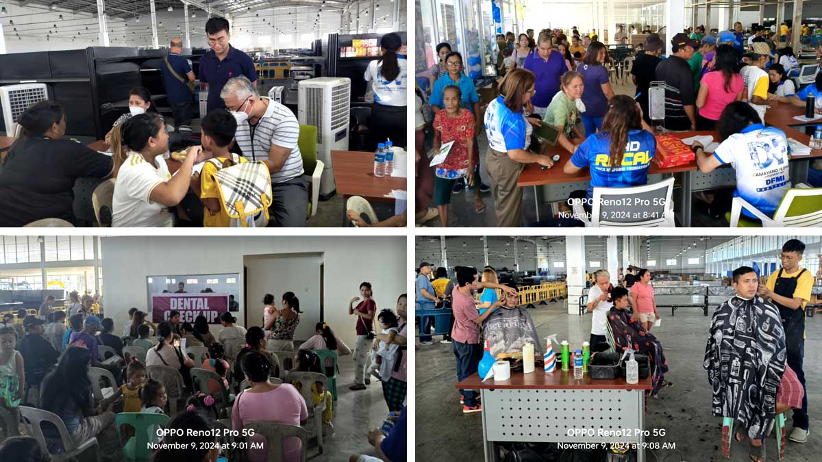 Higit 1000 residente Nabigyan ng atensyong medikal ng Builders Warehoise Corp