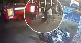 Motorsiklo sinikwat ‘tirador’ natunton sa mga kuha ng CCTV