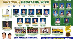 Sa Gintong Kabataan Awards <br> NATATANGING KABATAANG BULAKENYO PARARANGALAN