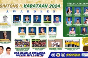 Sa Gintong Kabataan Awards NATATANGING KABATAANG BULAKENYO PARARANGALAN