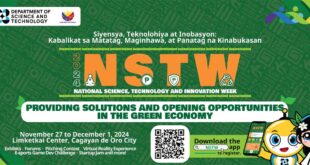 DOST brings nat’l science, technology, and innovation week in Cagayan de Oro City