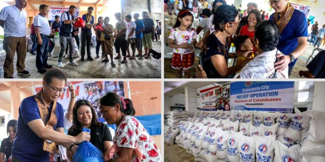 Win Gatchalian relief operations