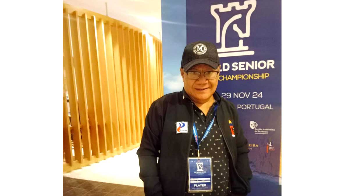 Chito Danilo Garma Chess 32nd FIDE World Senior Chess Championship