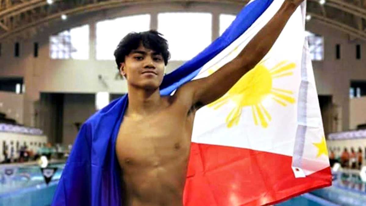 Ajido, nagtala ng bagong record sa SEA Age swimming tilt