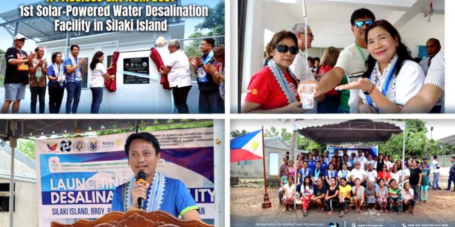 A Priceless Gift from DOST-1 1st Solar-Powered Water Desalination Facility in Silaki Island