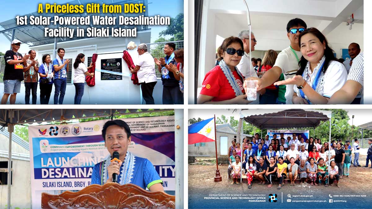 A Priceless Gift from DOST-1 1st Solar-Powered Water Desalination Facility in Silaki Island