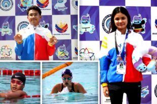 Philip Adrian Sahagun Lora Micah Amoguis Swimming 2024 BIMP-EAGA Games
