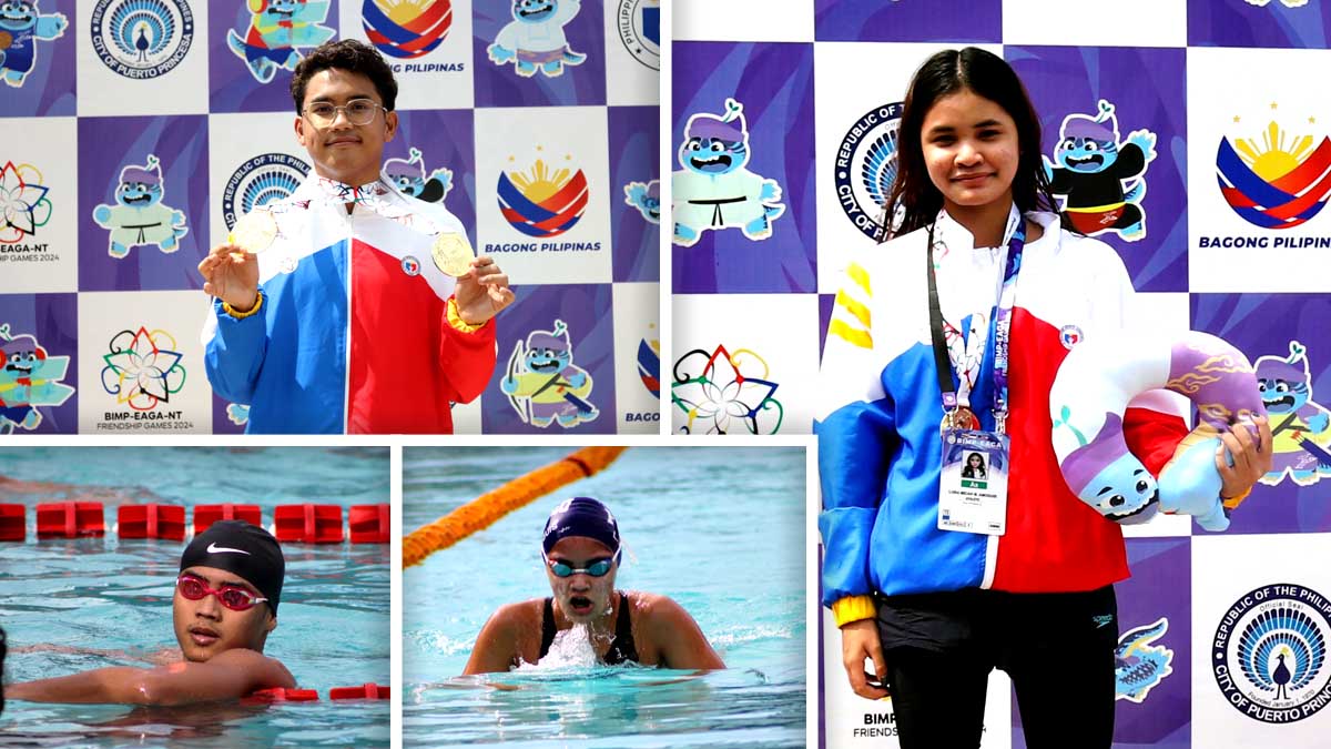Philip Adrian Sahagun Lora Micah Amoguis Swimming 2024 BIMP-EAGA Games