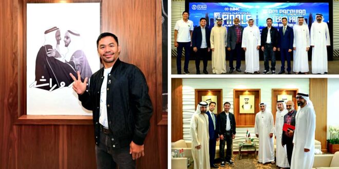 Sa kolaborasyon ng PH at UAE <br> Pambansang Kamao Manny Pacquiao, Dubai Sports Council nagpulong para sa oportunidad ng sports development 