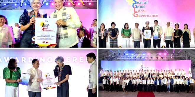 Honey Lacuna Yul Servo Nieto Manila Seal of Good Local Governance SGLG