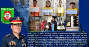 Sa anti-crime drive ng Bulacan PNP <br> 17 TIMBOG, P80-K DROGA NASABAT