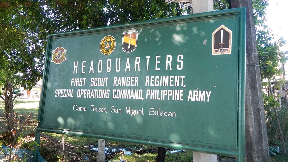 Philippine Army headquarters Camp Tecson San Miguel Bulacan