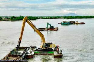 SMC wagi sa paglilinis ng Pampanga River