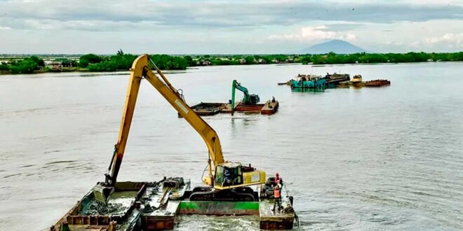 SMC wagi sa paglilinis ng Pampanga River