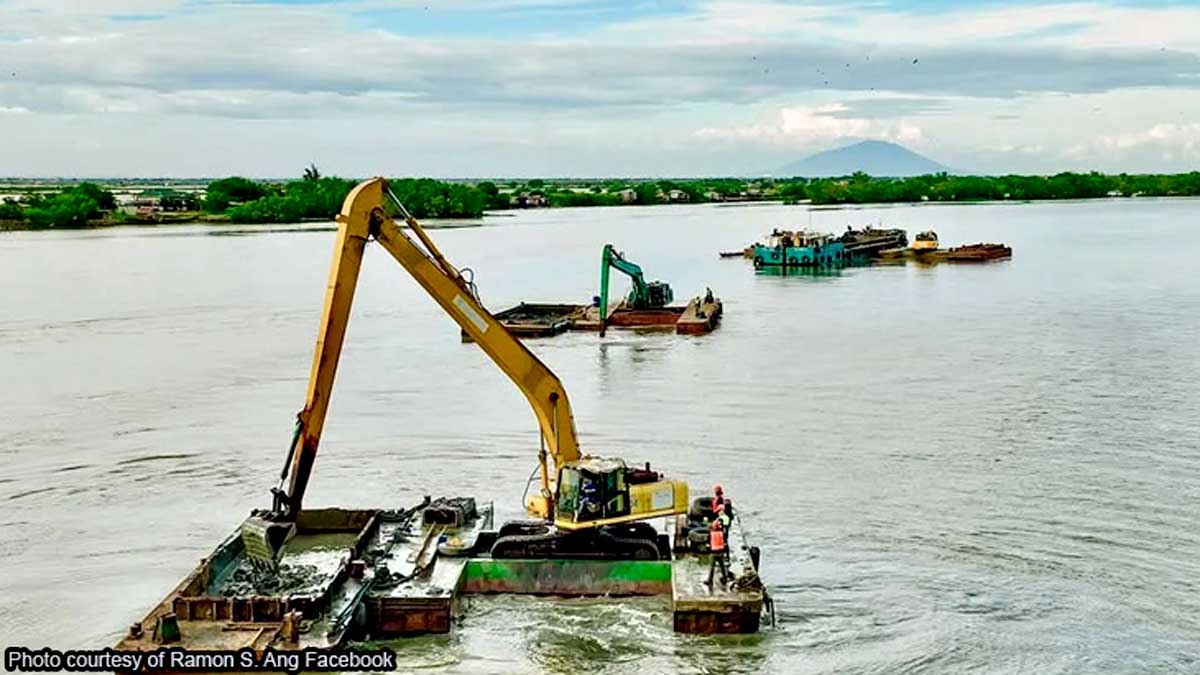 SMC wagi sa paglilinis ng Pampanga River