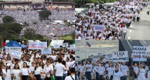 Sa Quirino Grandstand sa Maynila <br> HIGIT 1.5-M MIYEMBRO NG INC NAGTIPON PARA SA ‘PEACE RALLY’