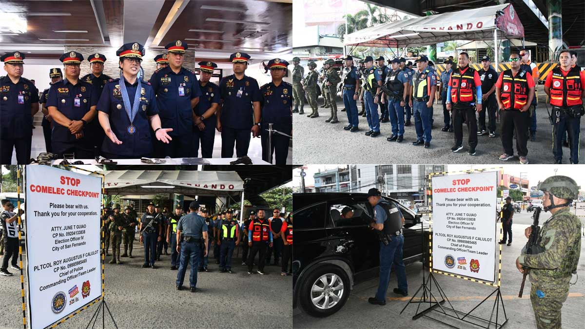 Mula sa bagong hepe ng PRO3 Election security pinalakas, sabay-sabay na checkpoints inilunsad sa Central Luzon