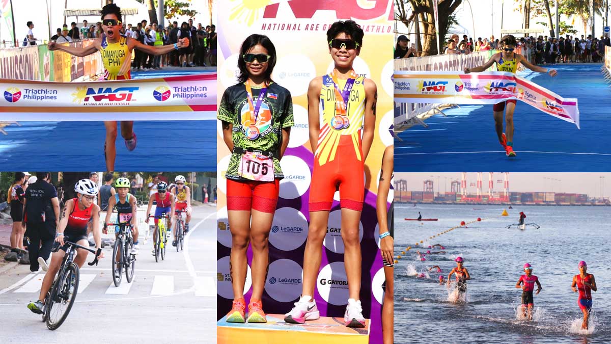 Diego Jose Dimayuga Lauren Lee Tan NAGT Triathlon