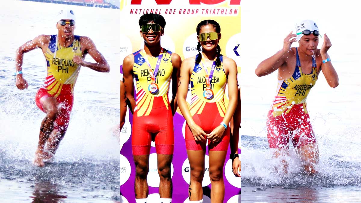Andrew Kim Remolino Raven Faith Alcoseba NAGT Triathlon