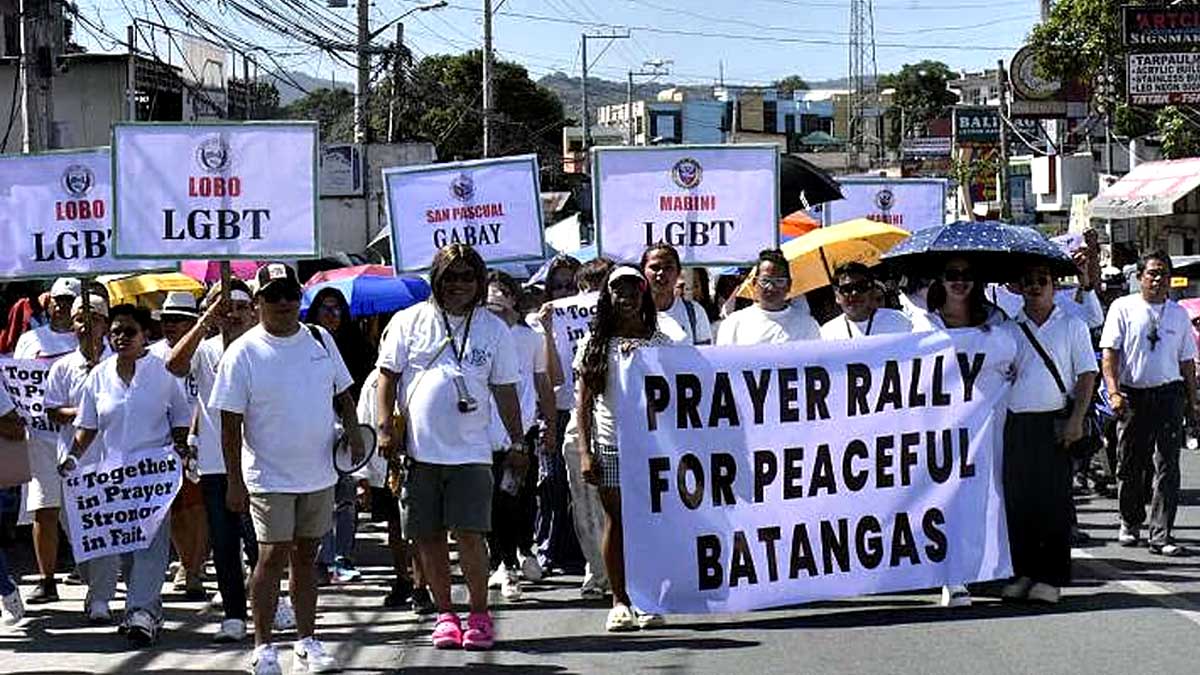 United Batangas for Peace prayer rally