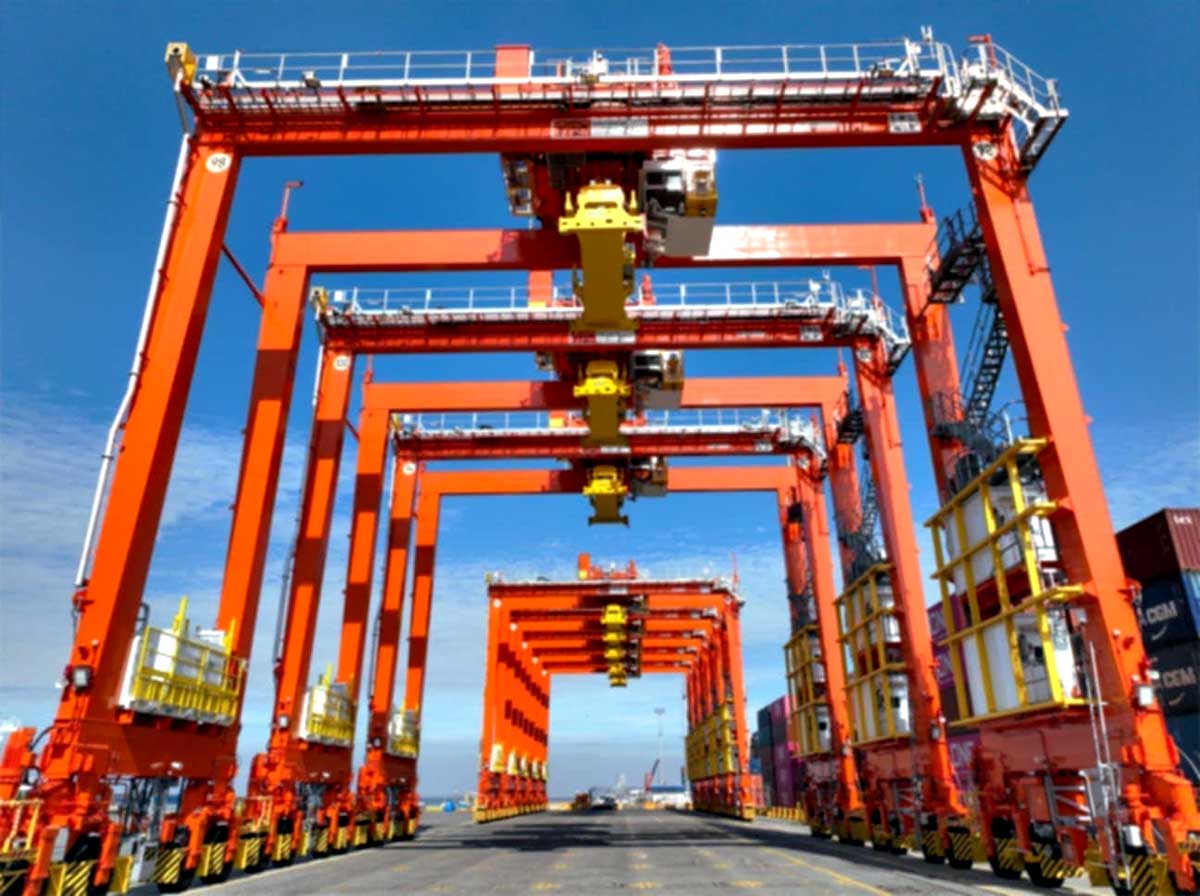 Flagship ng ICTSI FIRST NEAR-ZERO EMISSION RTGs SA PH