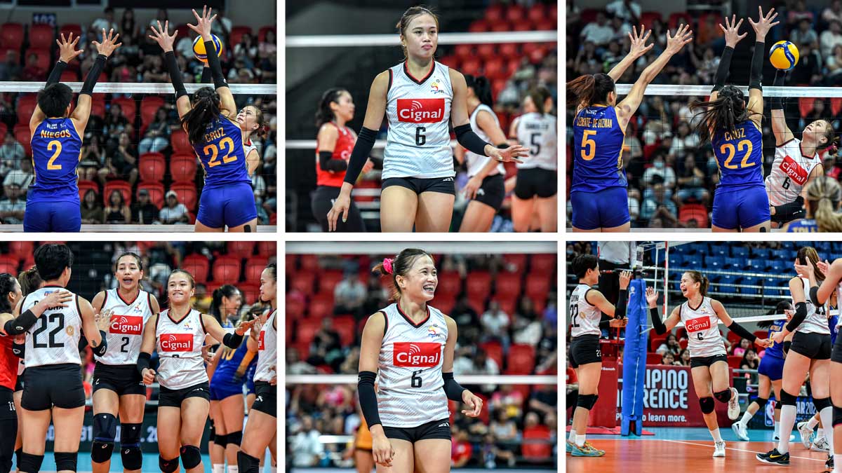 Ishie Lalongisip ng Cignal itinanghal bilang PVL Press Corps Player of the Week