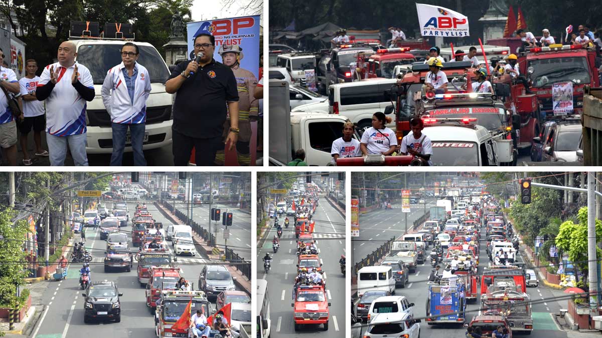 Ang Bumbero ng Pilipinas (ABP) partylist umarangkada sa unang araw ng kampanya