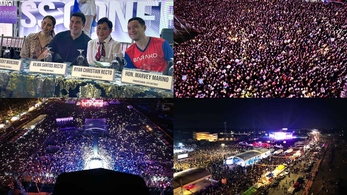 Vilma Santos Luis Manzano Ryan Christian Recto Jessy Mendiola Barako Fest 2025