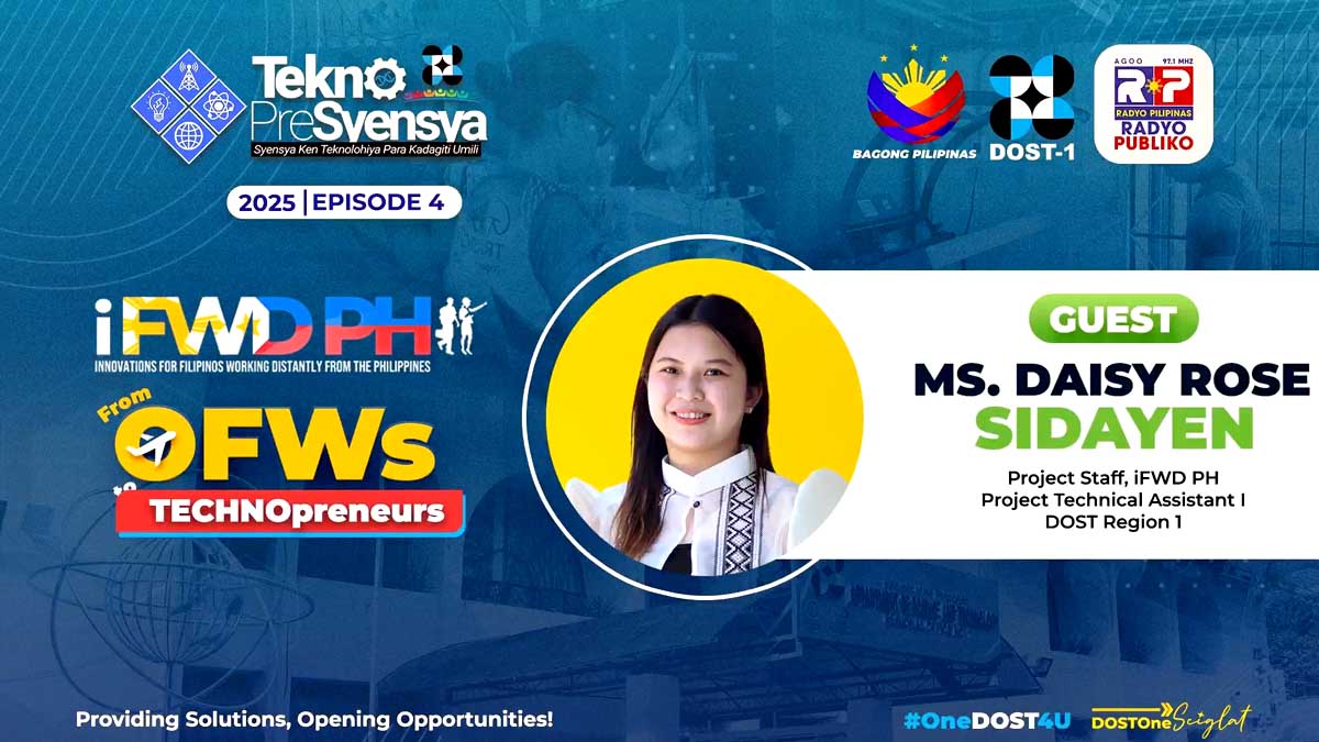 OFWs to get Tech-Based Business Boost with DOST’s iFWDPH Program