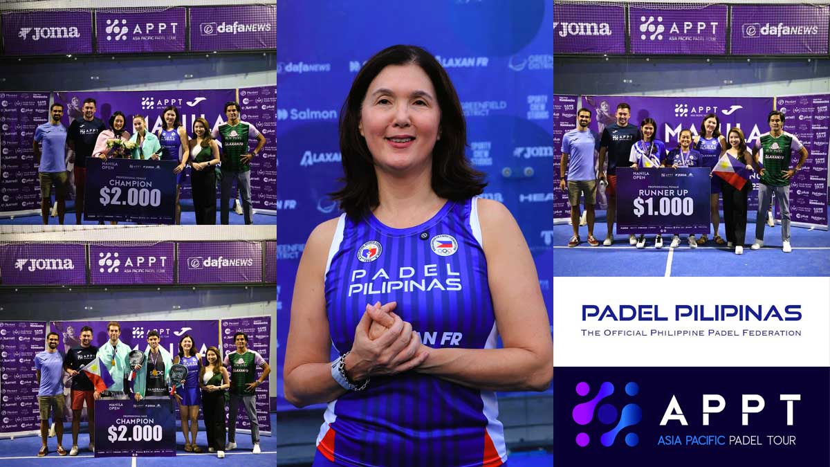 Pia Cayetano APPT Padel Pilipinas