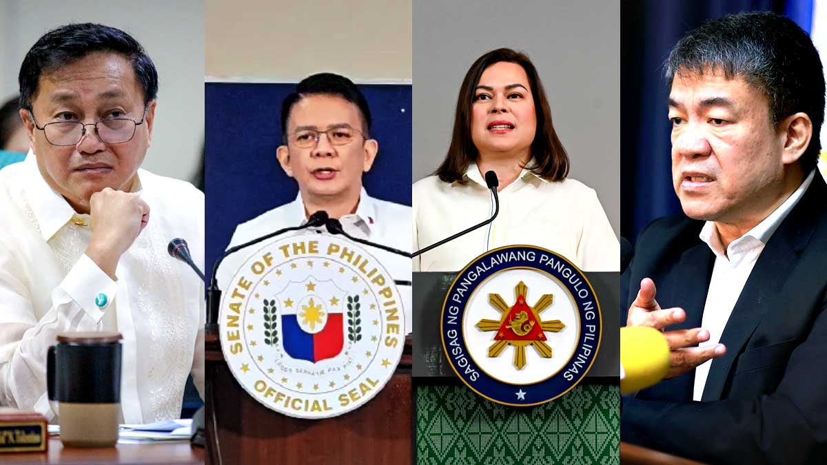 Francis Tolentino Chiz Escudero Sara Duterte Koko Pimentel