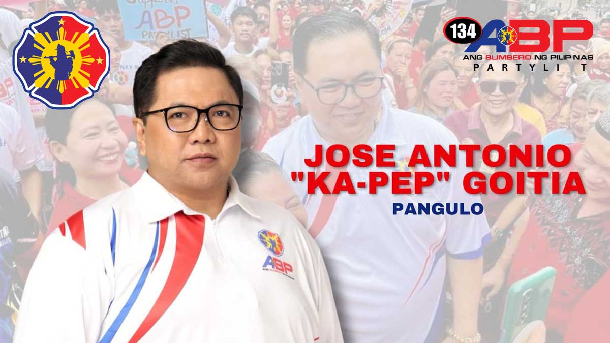 Pep Goitia Ang Bumbero ng Pilipinas ABP partylist