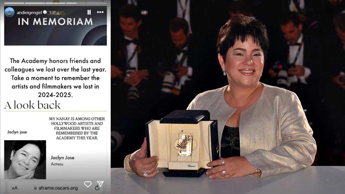 Jaclyn Jose In Memoriam Oscars 2025