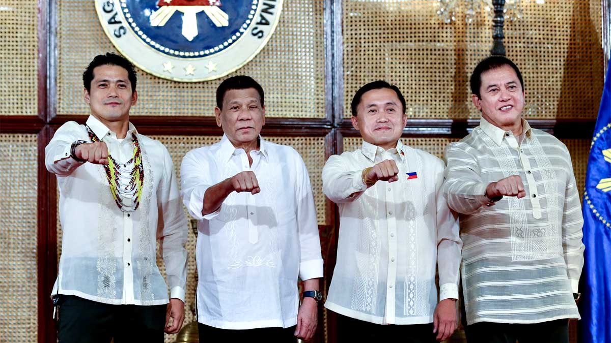 Robin Padilla Rodrigo Duterte Bong Go Philip Salvador