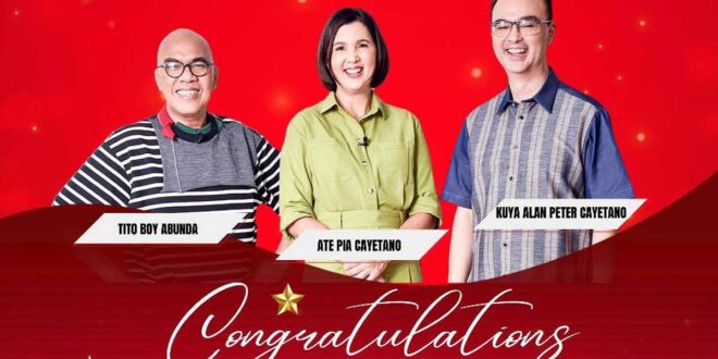 Cayetano in Action with Boy Abunda