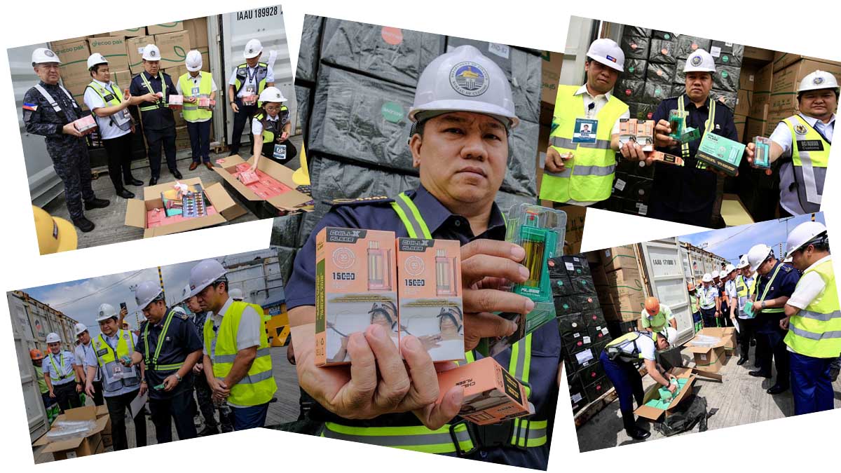 P50-M puslit na vape products nasabat Sa pier ng Maynila