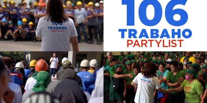 Kondisyon ng food, shipbuilding industry workers, sinipat ng TRABAHO Partylist